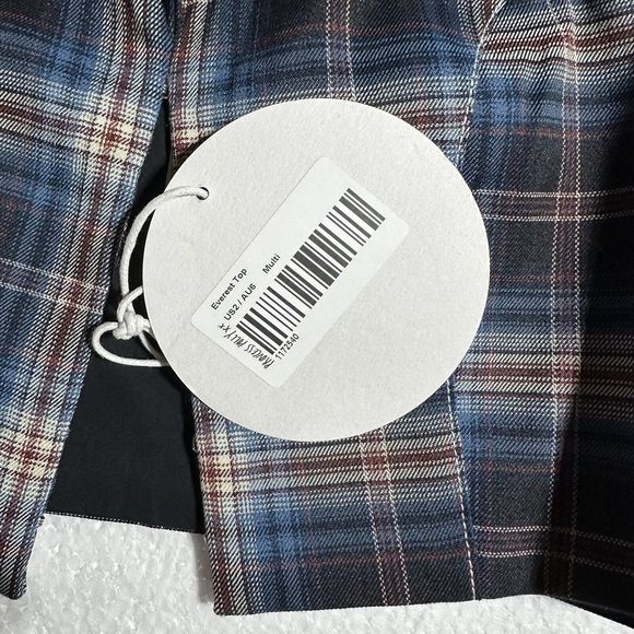 Princess Polly Womens Everest Cropped Vest Top Size 2 Plaid Halter NWT - Picture 6 of 11